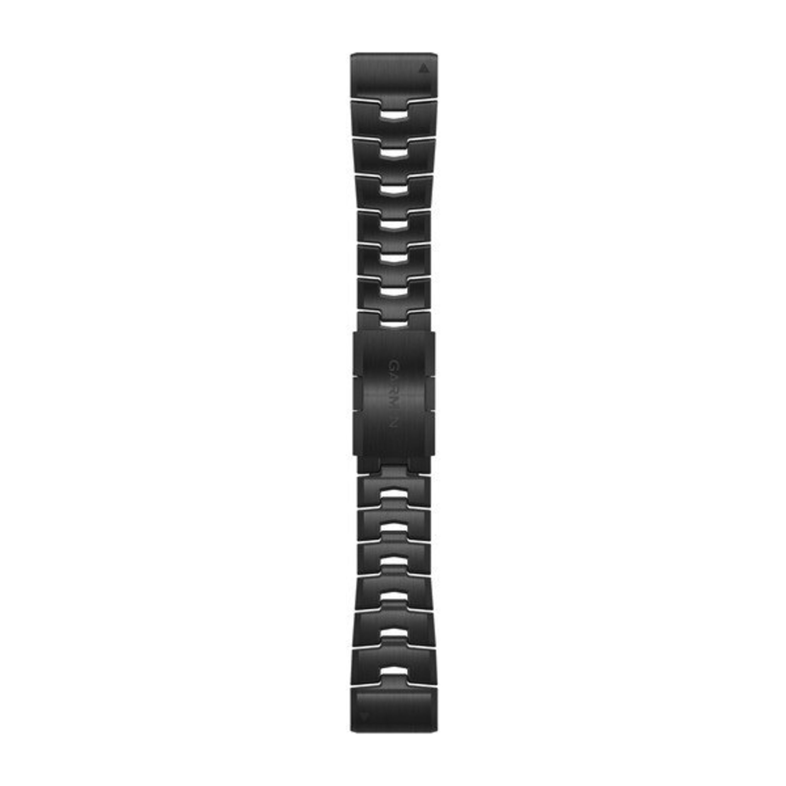 Quickfit 26 Watch Bands - Vented Titanium Bracelet With Carbon Gray Dlc Coating