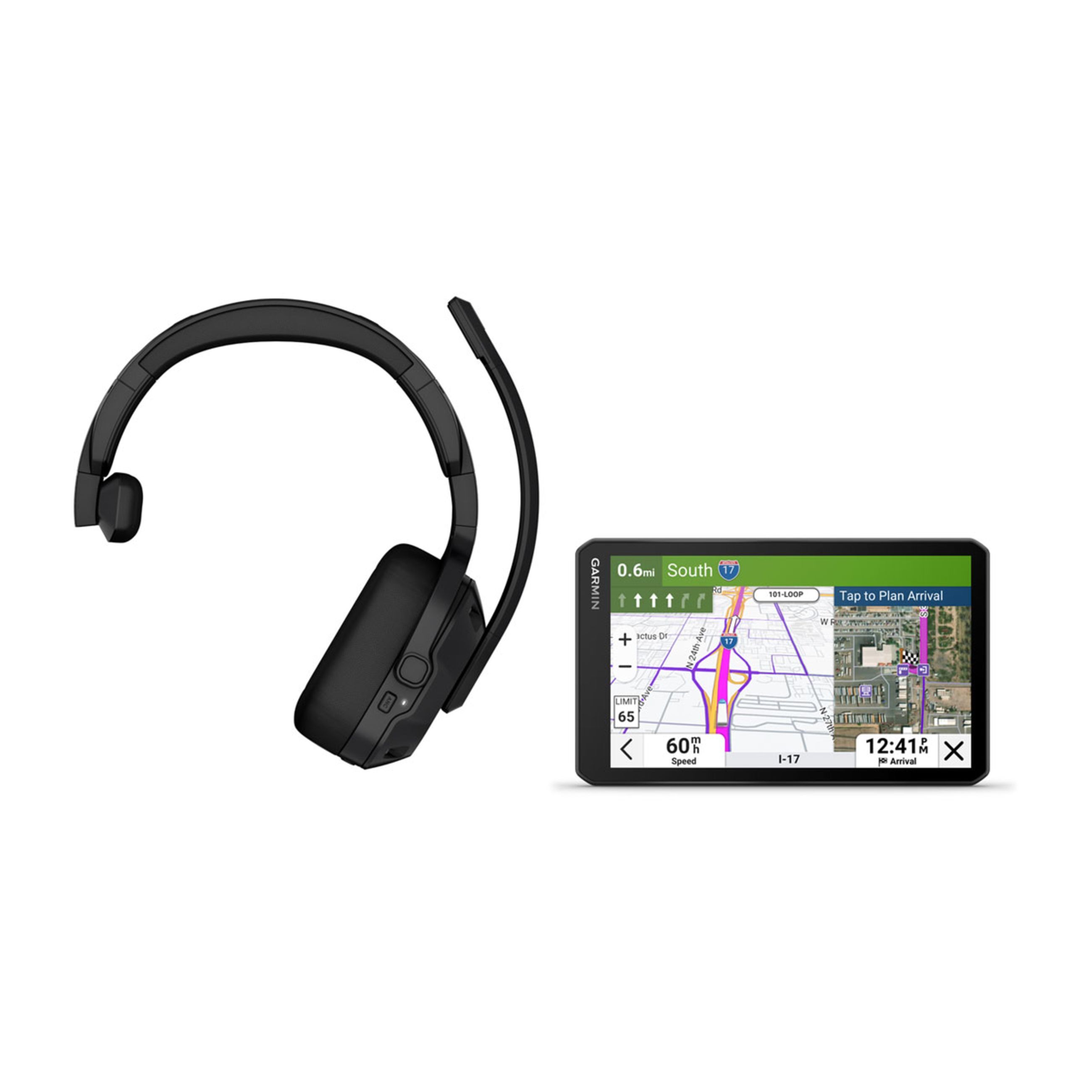 DēZl Otr720 - 7" Gps Truck Navigator With DēZl Headset 110