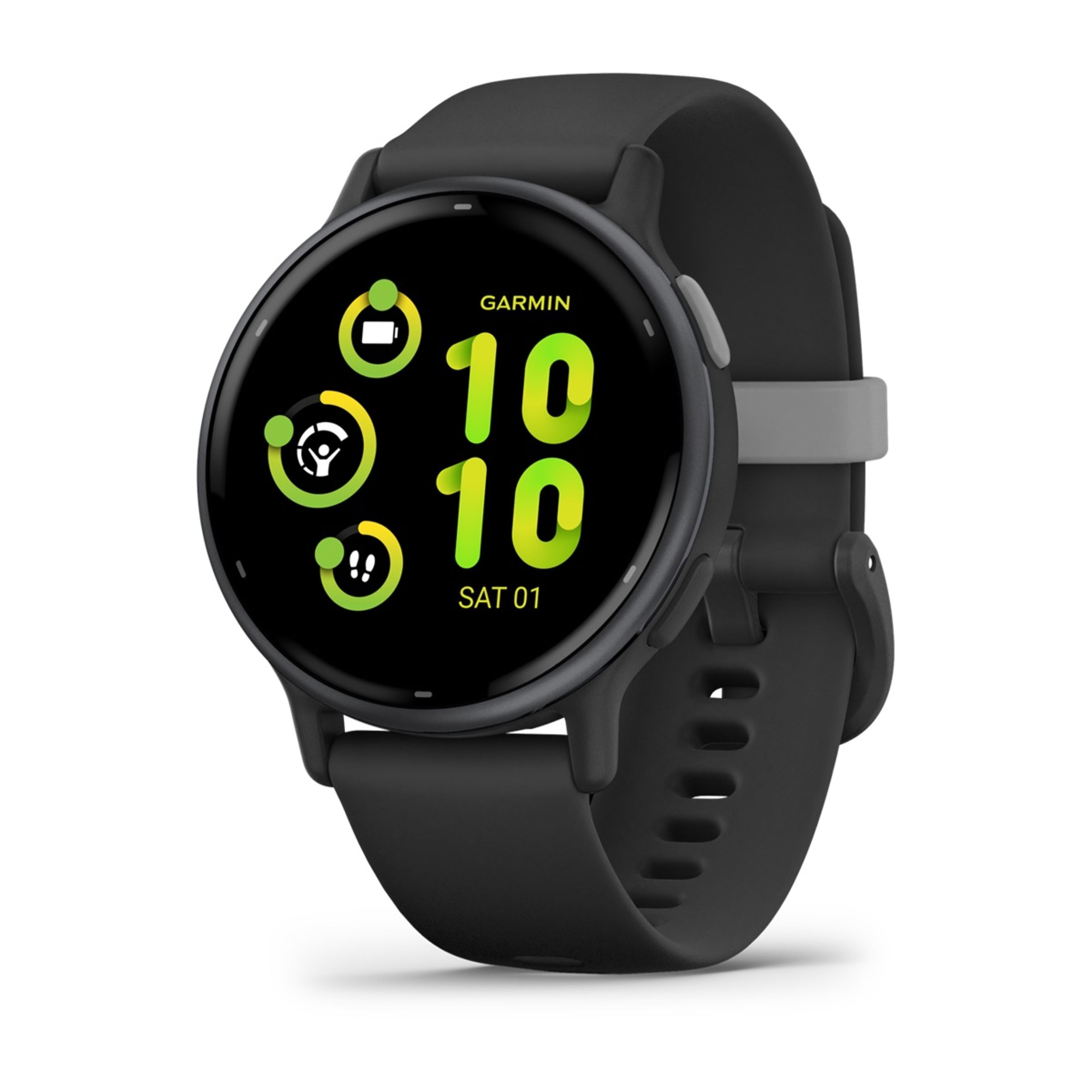 VíVoactive 5 - Slate Aluminum Bezel With Black Case And Silicone Band