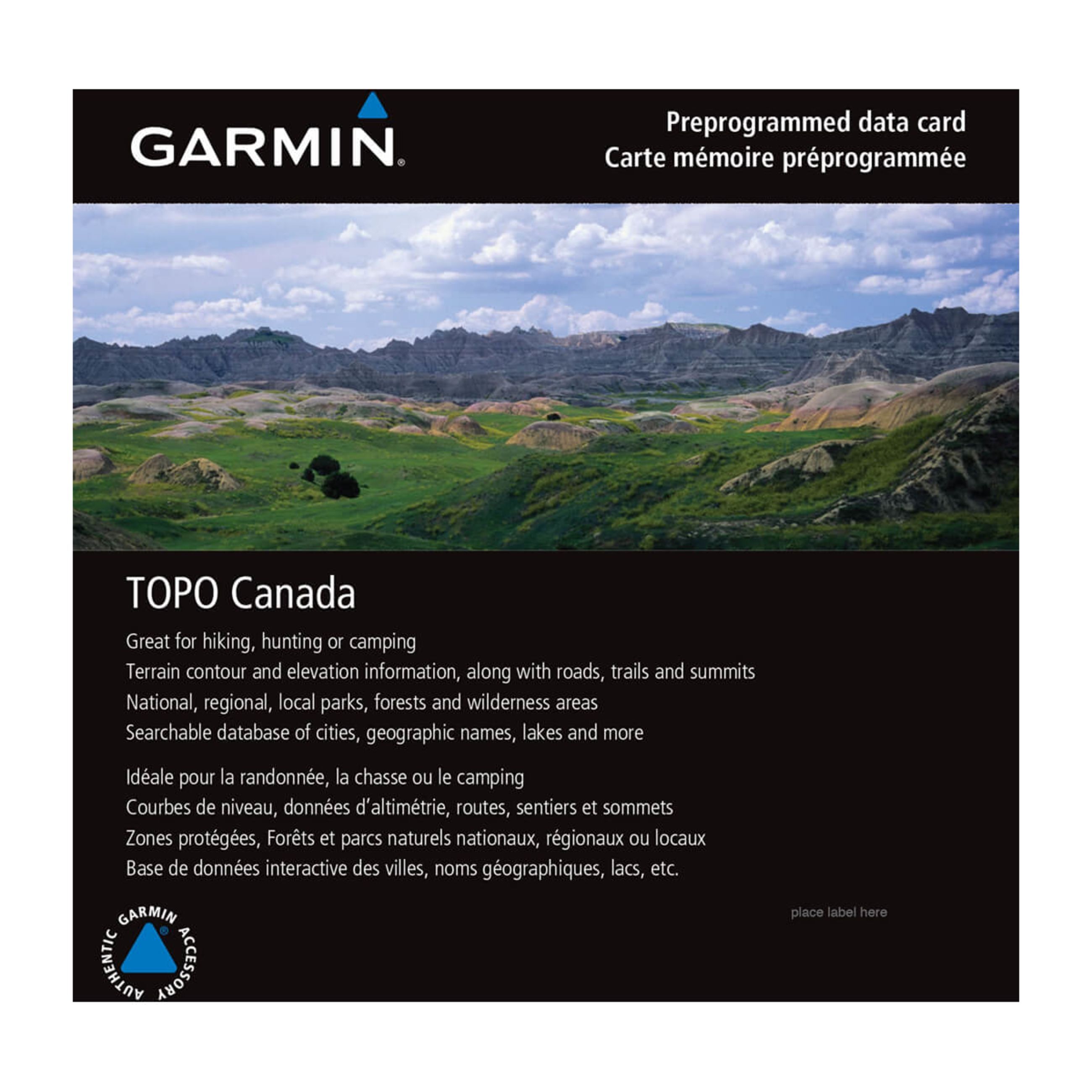 Topo Canada - Central | Download