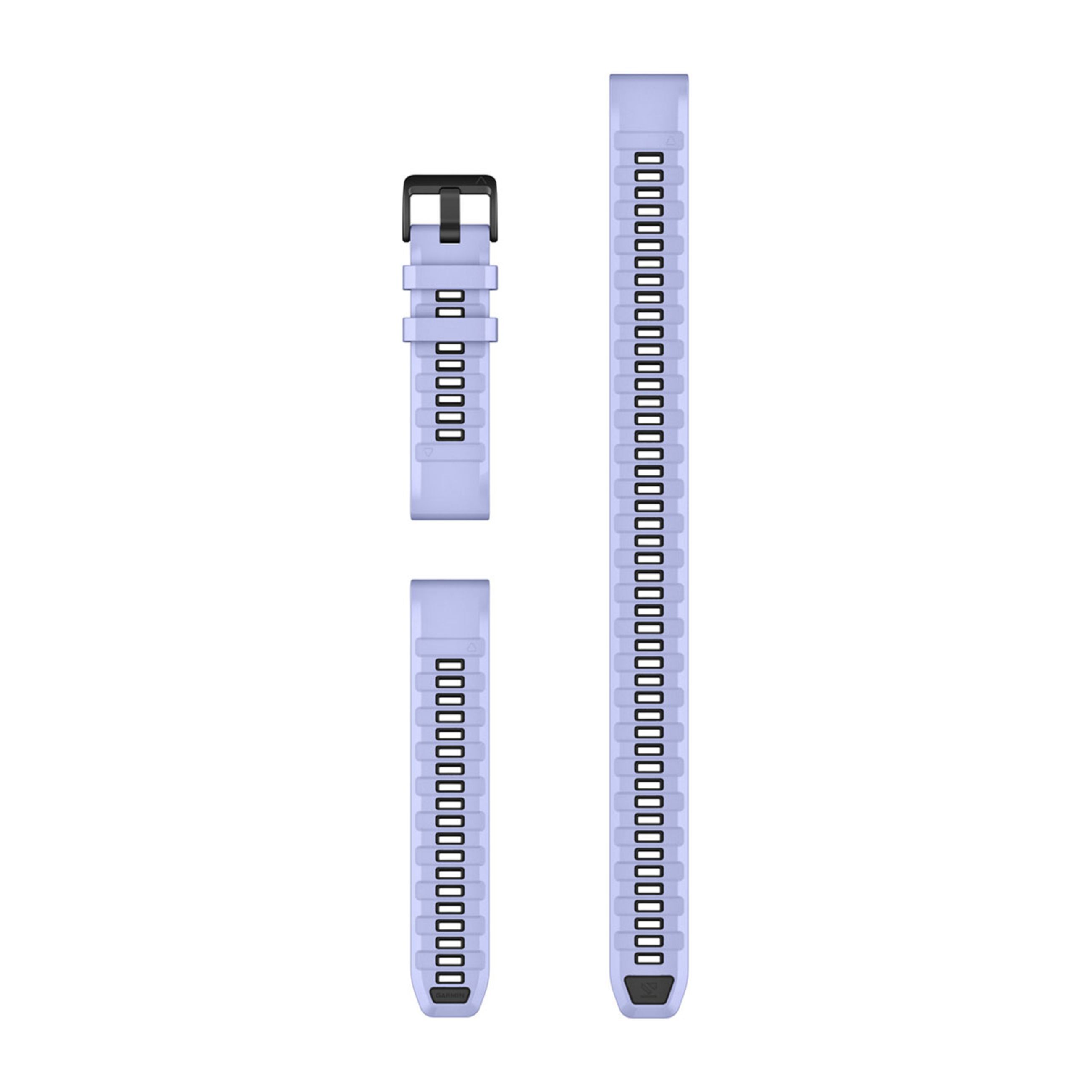 Quickfit 22 Watch Straps - Blueberry Silicone (3-Piece Dive Set)