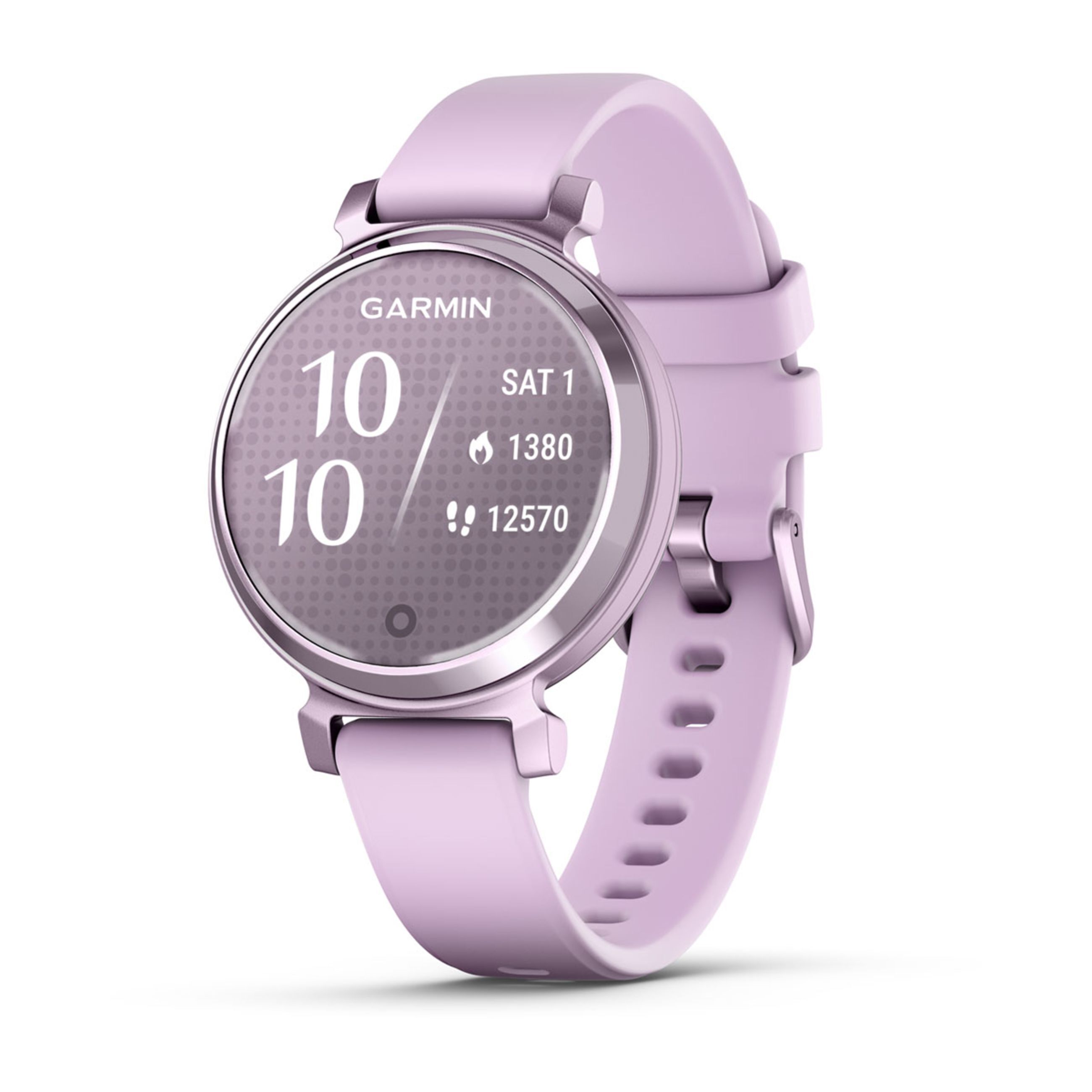 Lily 2 Active - Metallic Lilac With Lilac Silicone Band