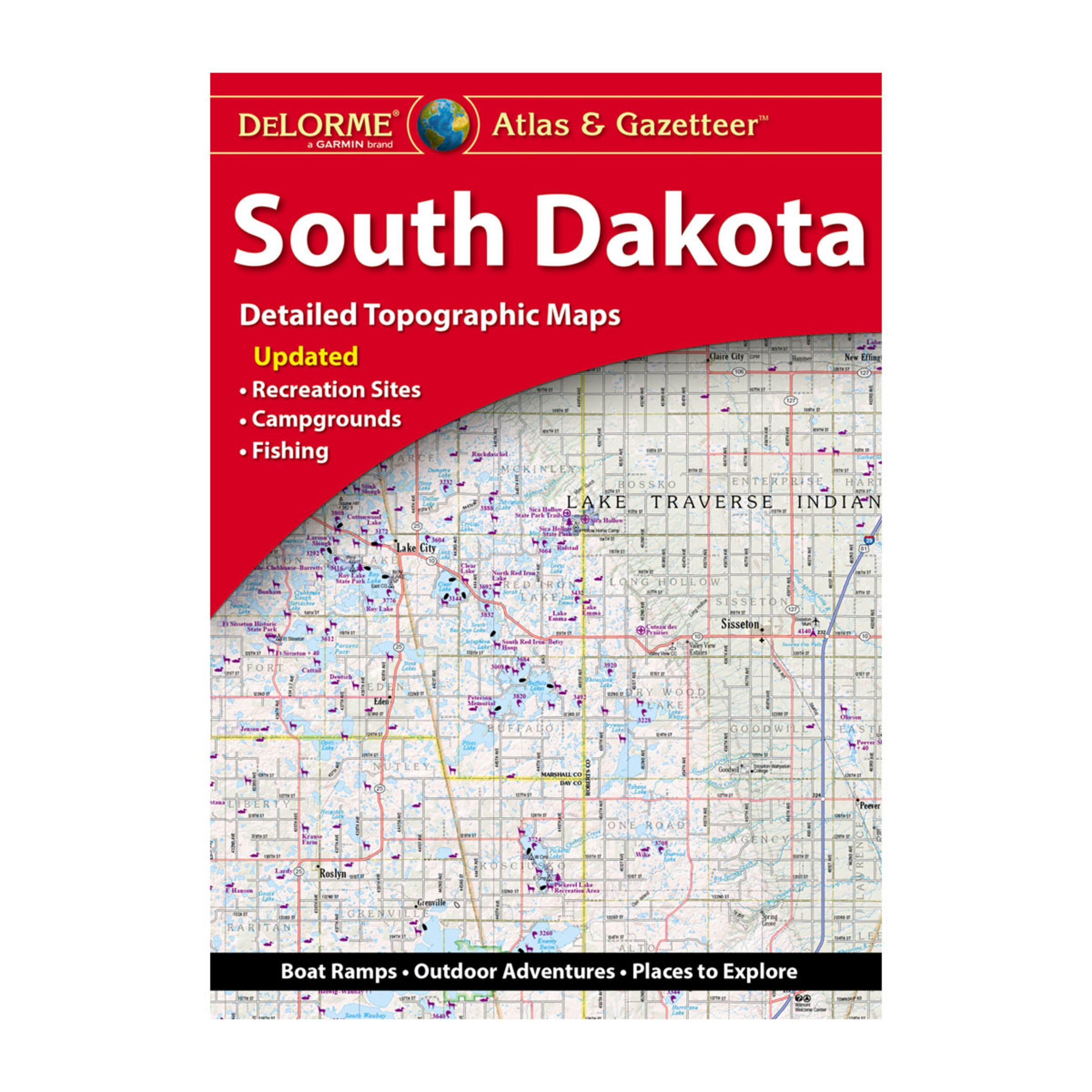 Delorme Atlas & Gazetteer Paper Maps - South Dakota