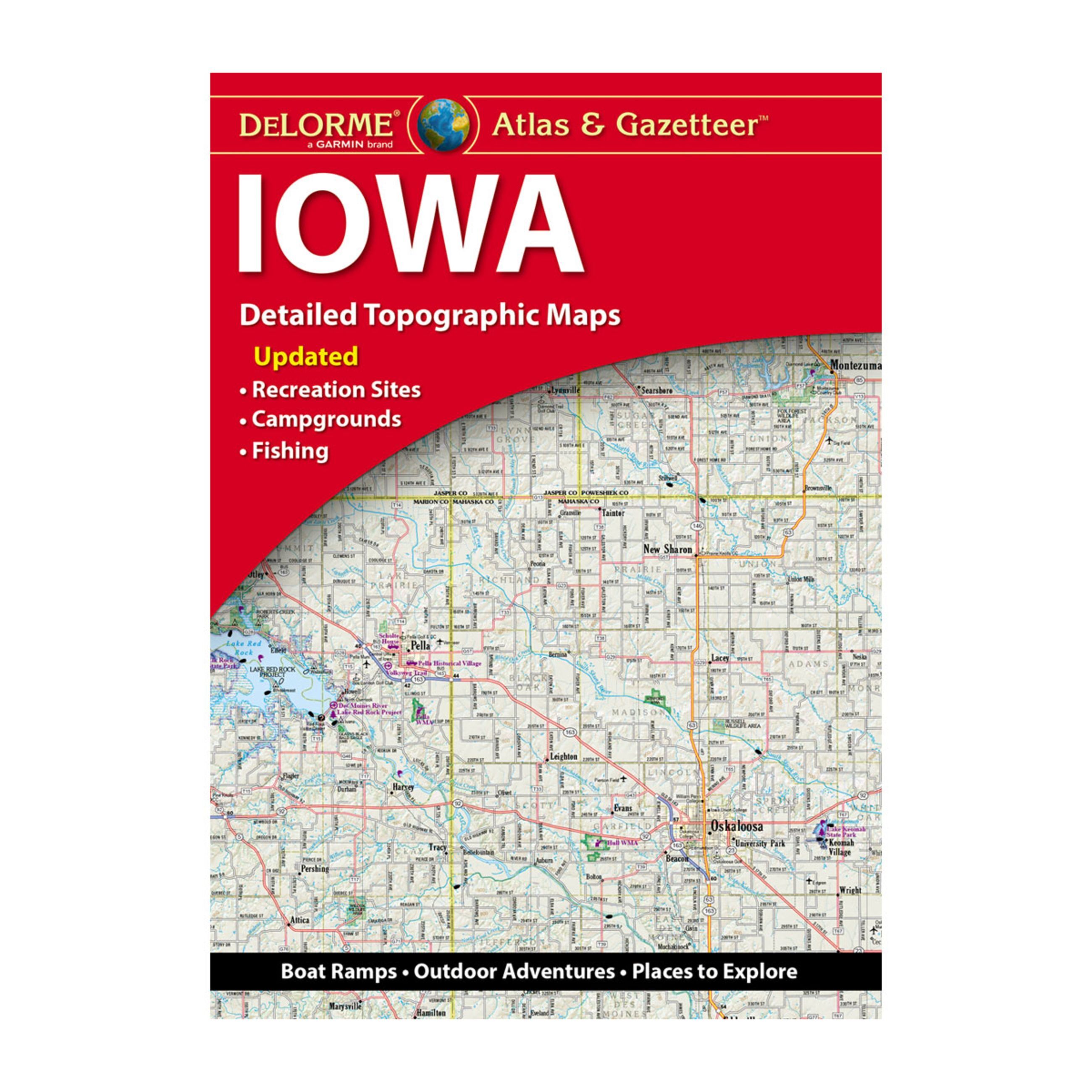Delorme Atlas & Gazetteer Paper Maps - Iowa