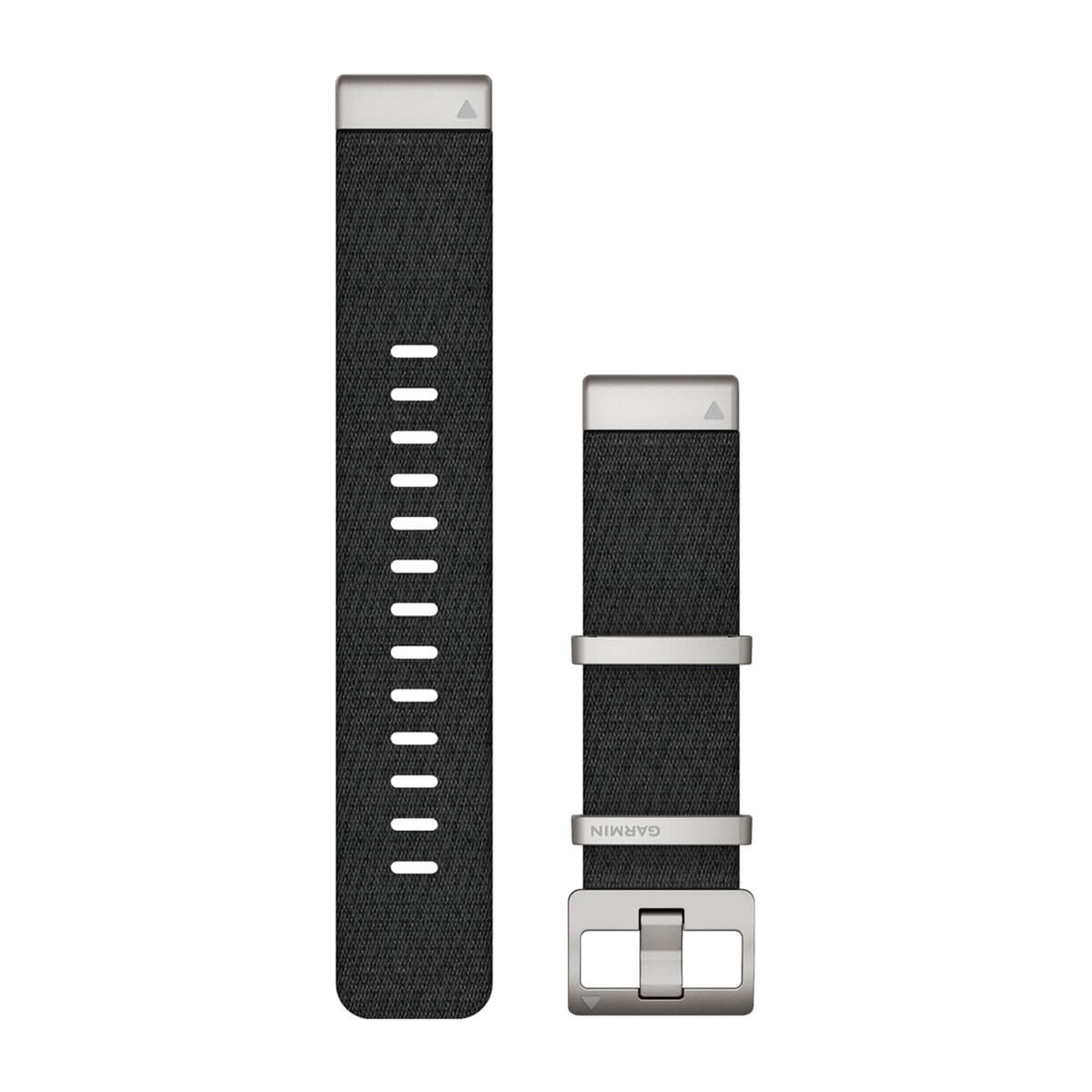 Quickfit 22 Watch Straps - Jacquard-Weave Nylon Strap – Black