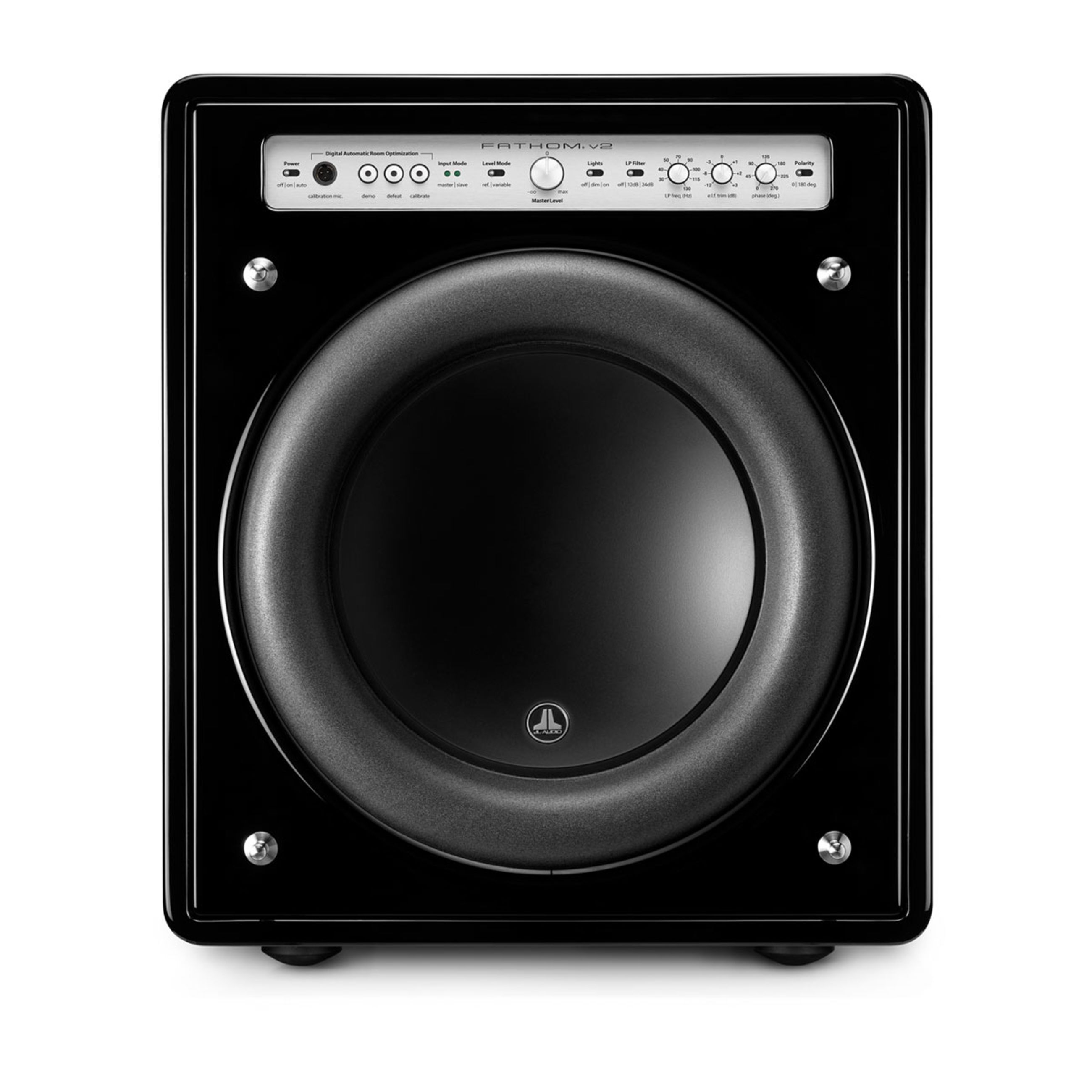 Jl Audio Fathom V2 Powered Subwoofers - 12" With Gloss Black Finish (F112V2-Gloss)