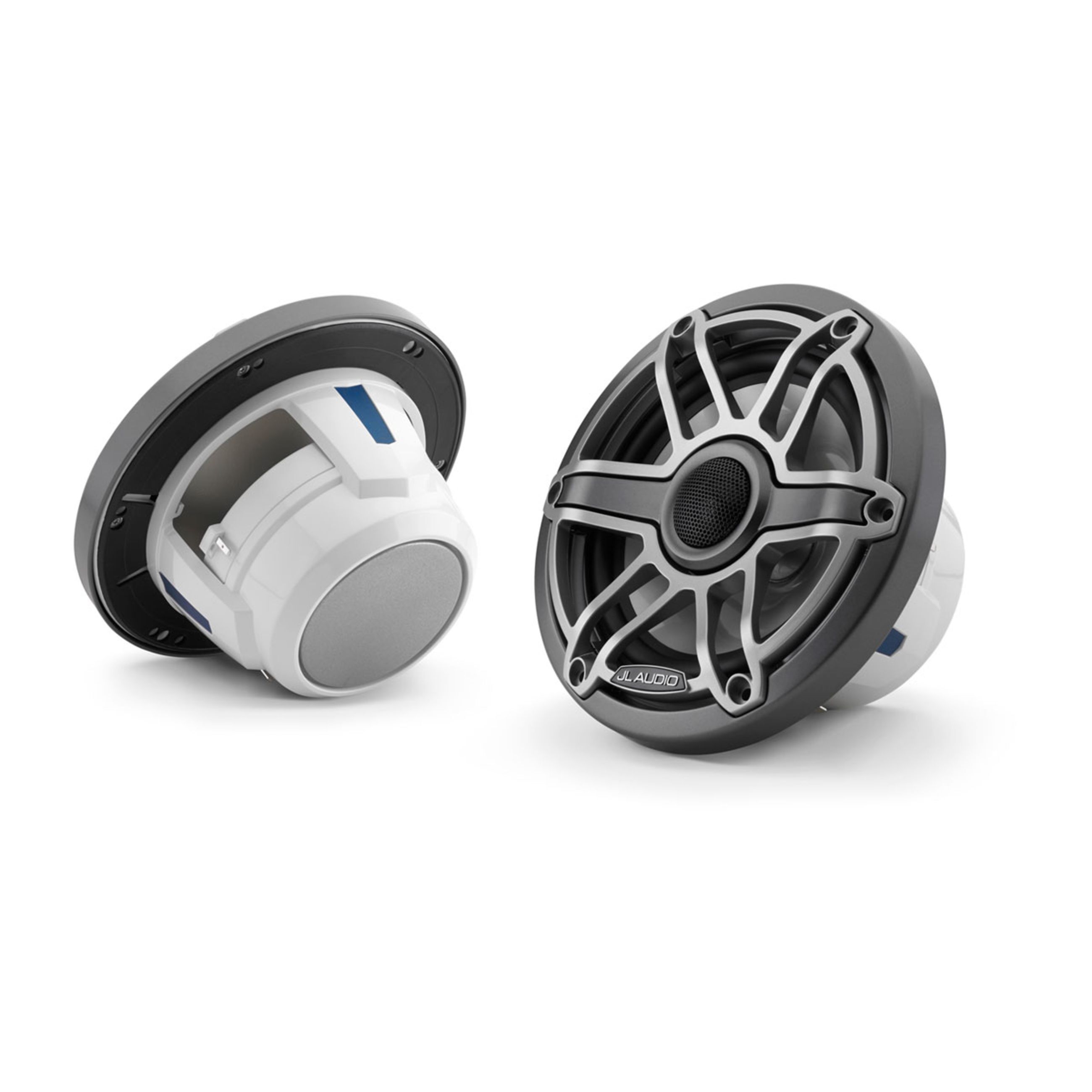 Jl Audio M6 Marine Speakers - 6.5" With Titanium Sport Grille (M6-650X-S-Gmti)