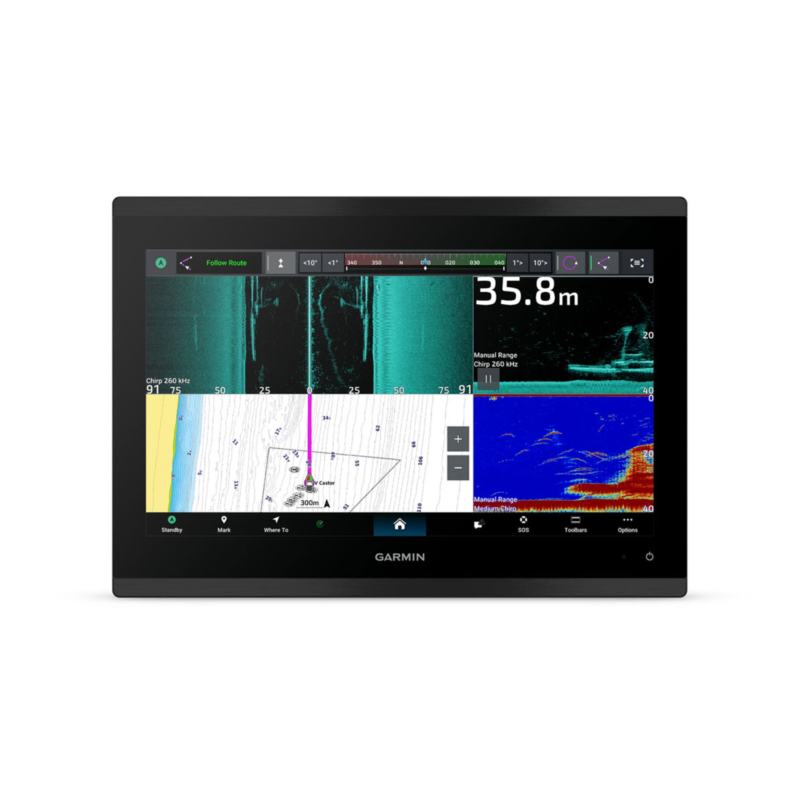Gpsmap 9217 - Premium Chartplotter With Worldwide Basemap And Sonar