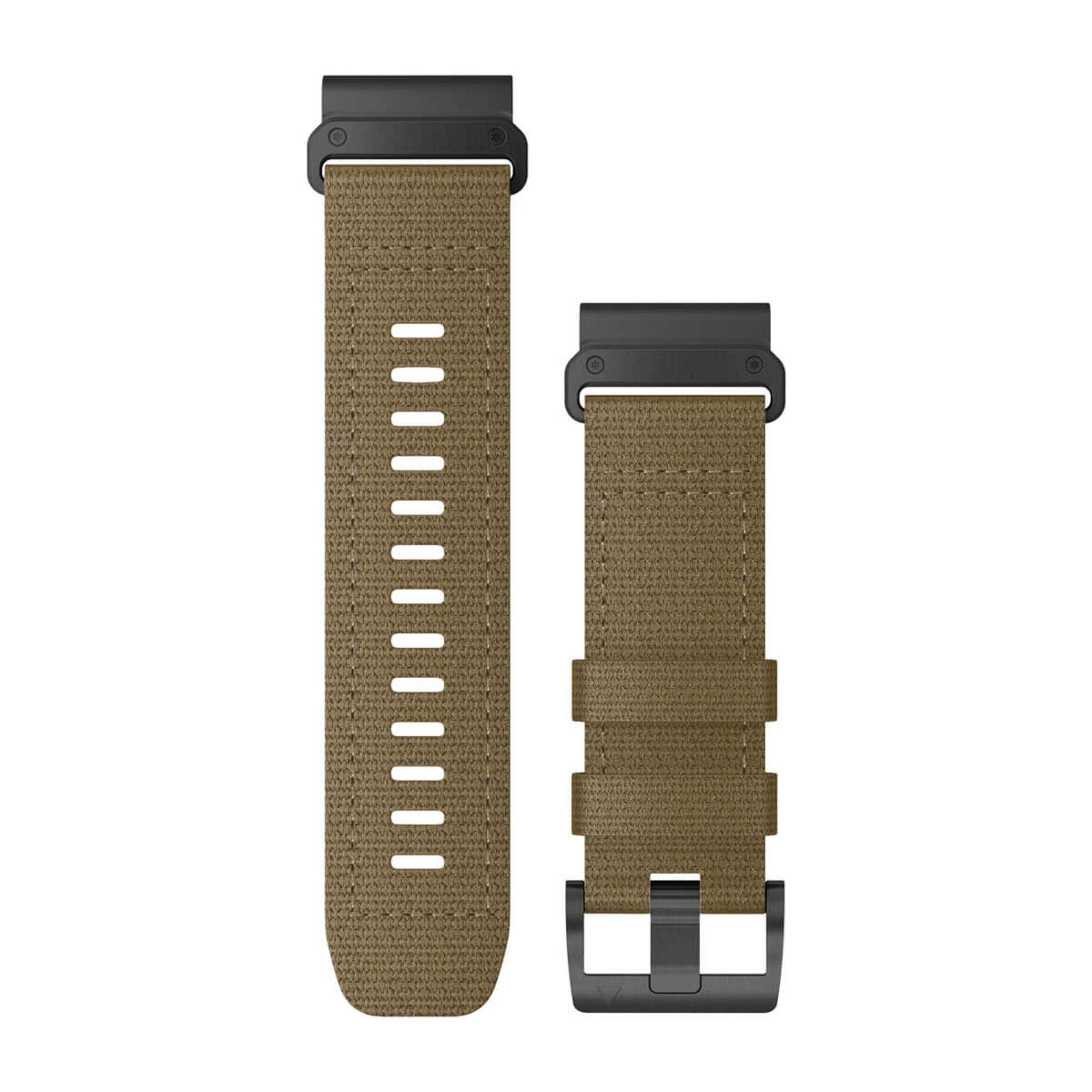Quickfit 26 Watch Bands - Tactical Coyote Tan Nylon