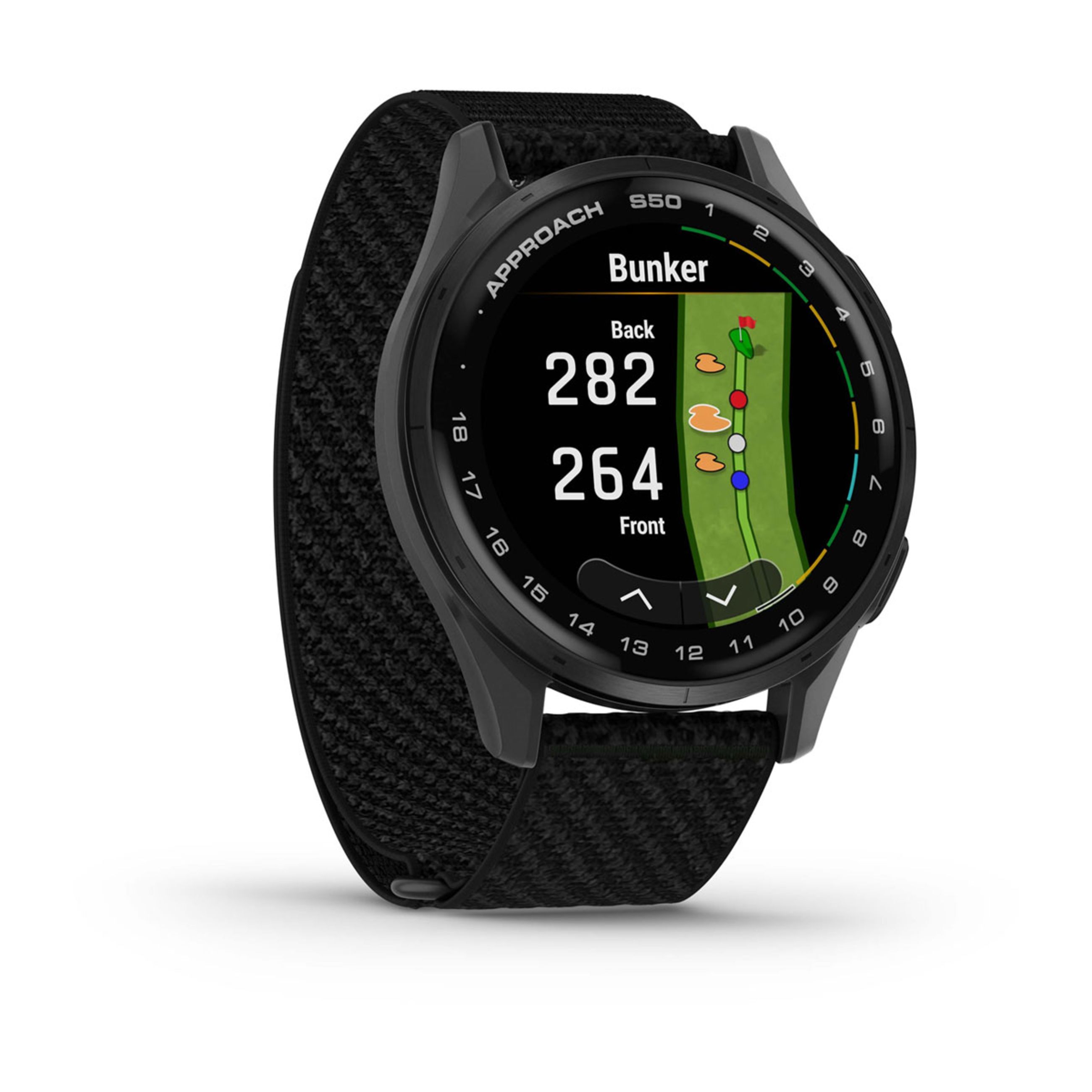 Approach S50 - Slate Aluminum Bezel With Black Comfortfit Nylon Band - Image 3
