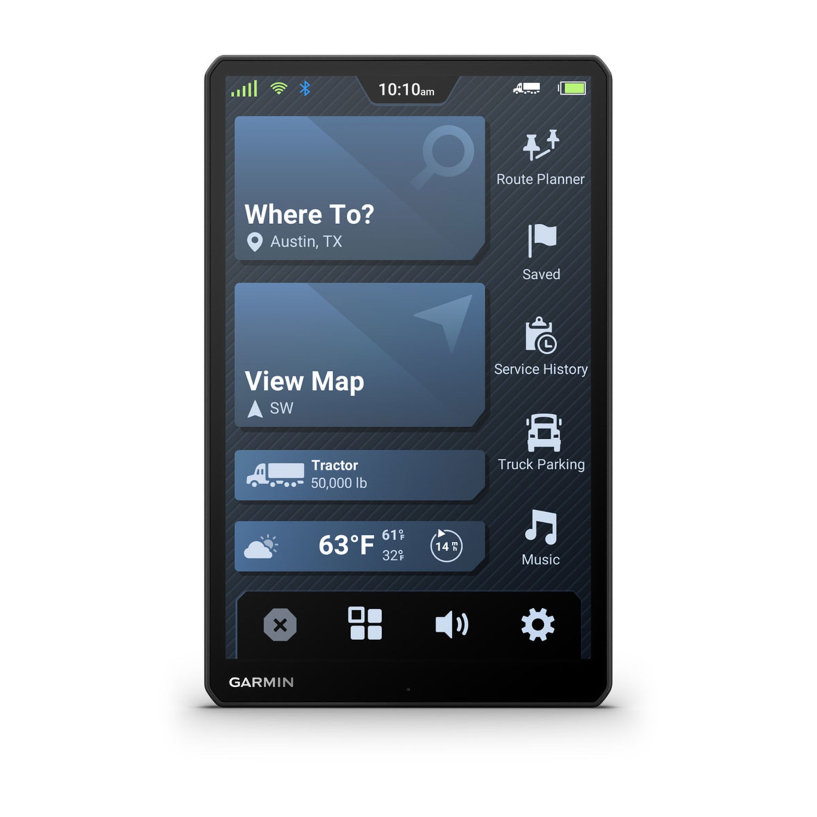 DēZl Otr720 - 10" Gps Truck Navigator With DēZl Headset 110 - Image 3