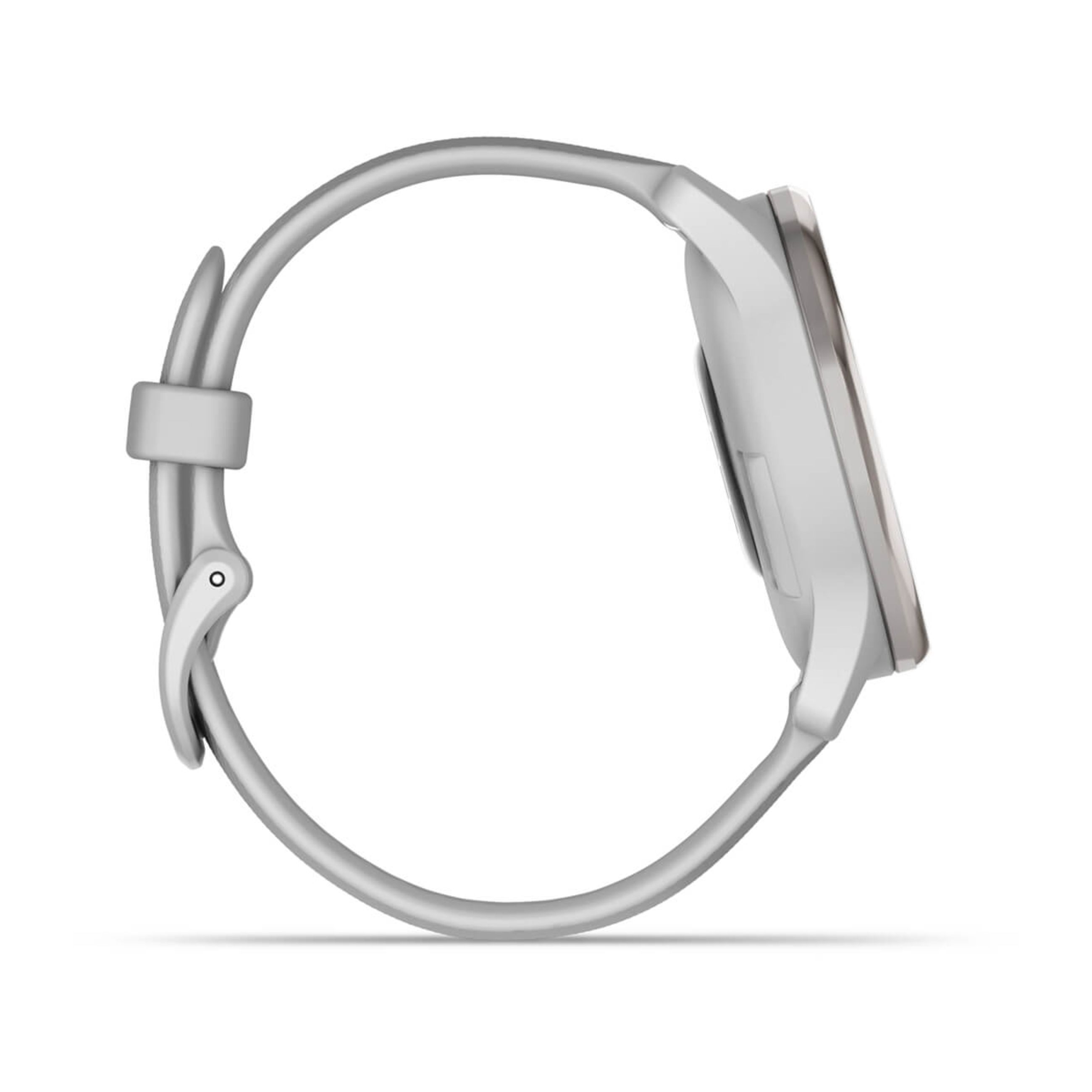 VíVomove Trend - Silver Stainless Steel Bezel With Mist Gray Case And Silicone Band - Image 5