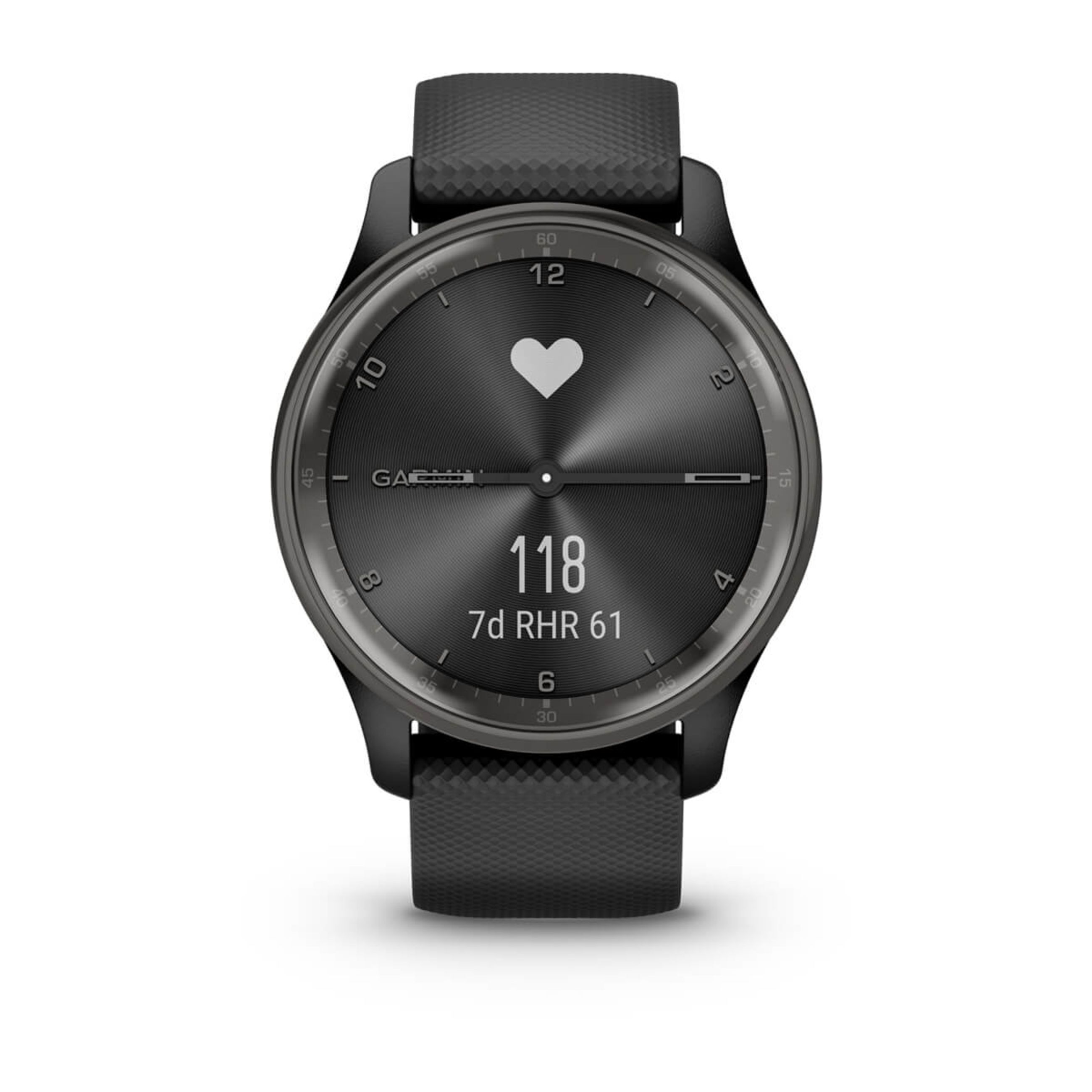 VíVomove Trend - Slate Stainless Steel Bezel With Black Case And Silicone Band - Image 7
