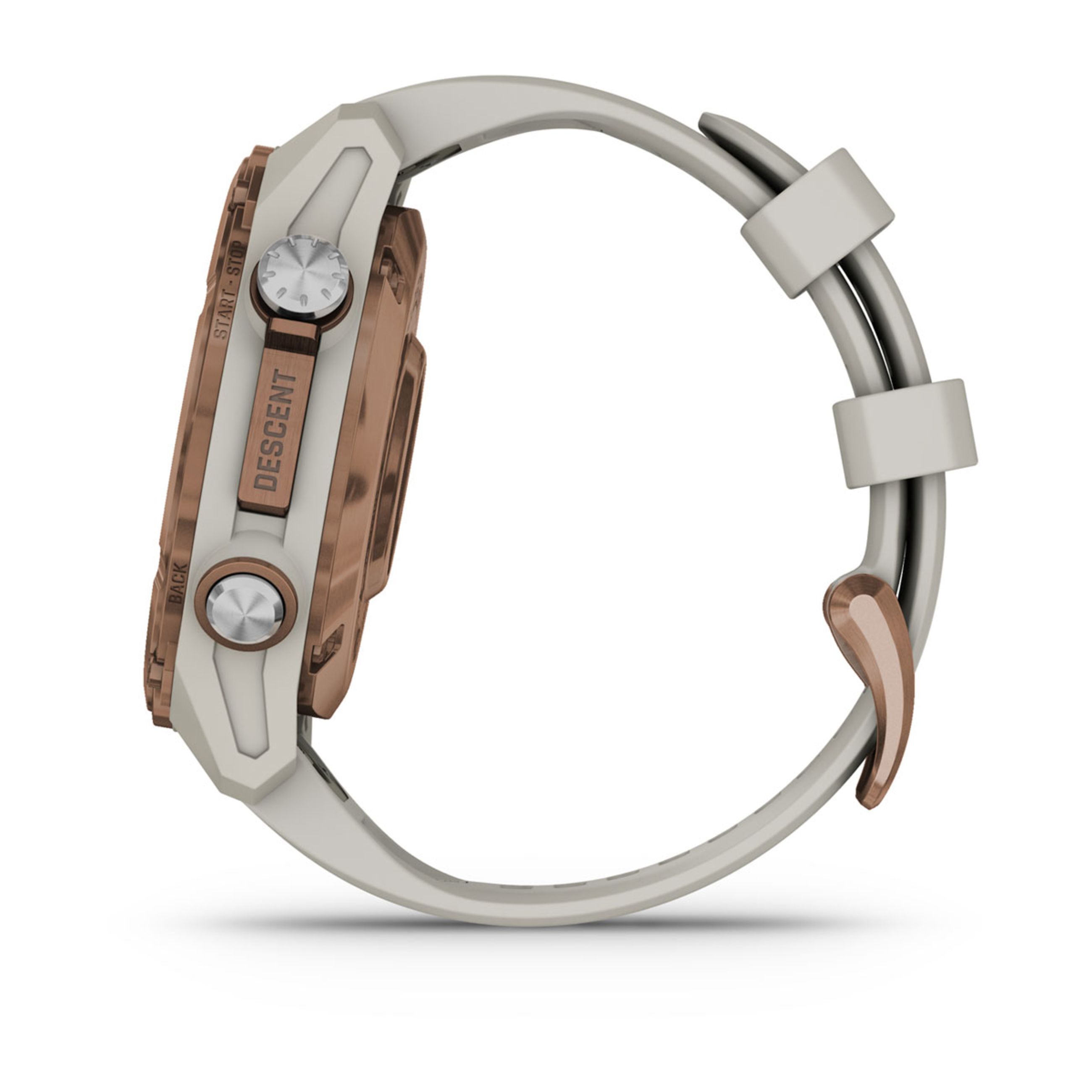 Descent Mk3 – 43 Mm - Bronze Pvd Titanium With French Gray Silicone Band And Descent T2 Transceiver - Image 13
