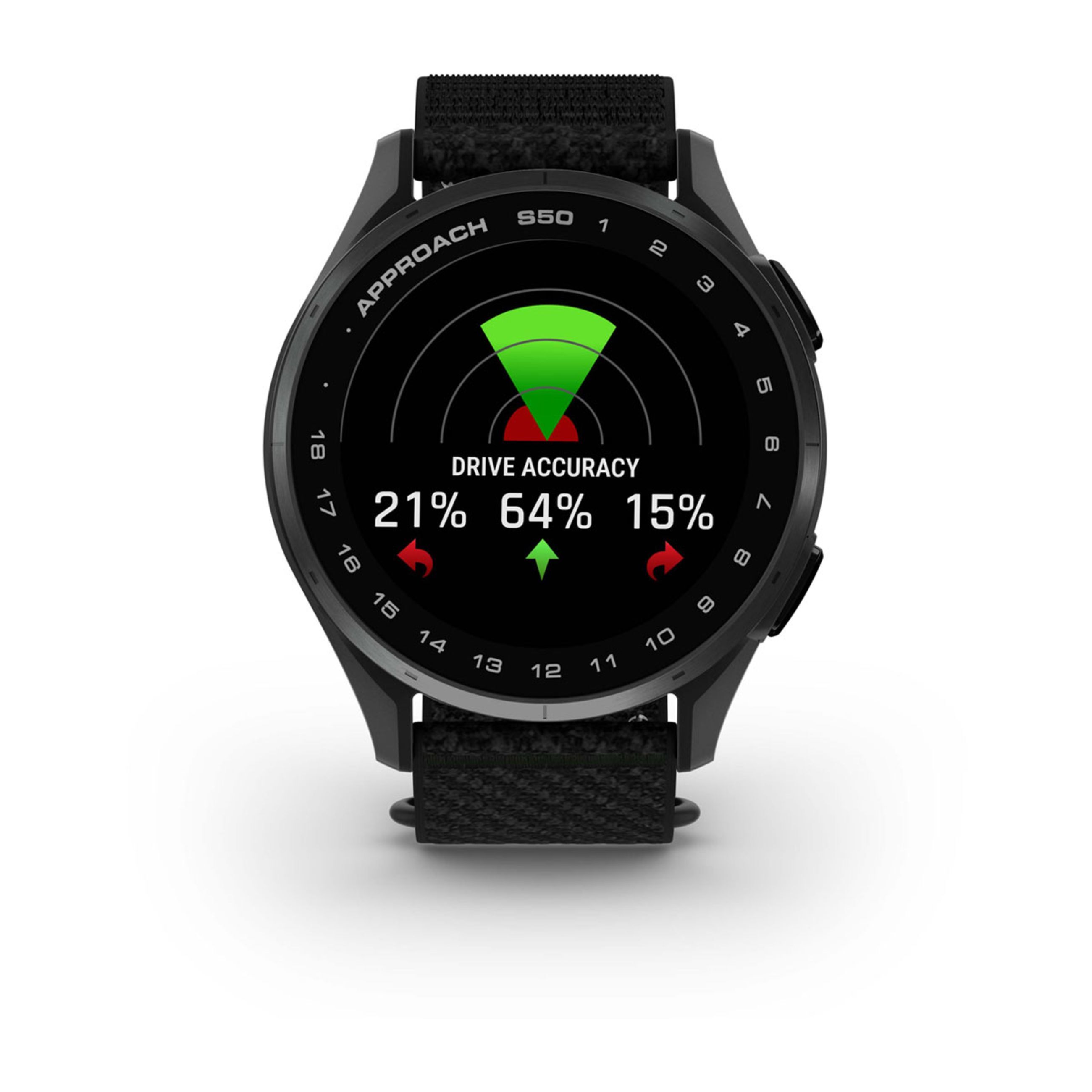 Approach S50 - Slate Aluminum Bezel With Black Comfortfit Nylon Band - Image 2