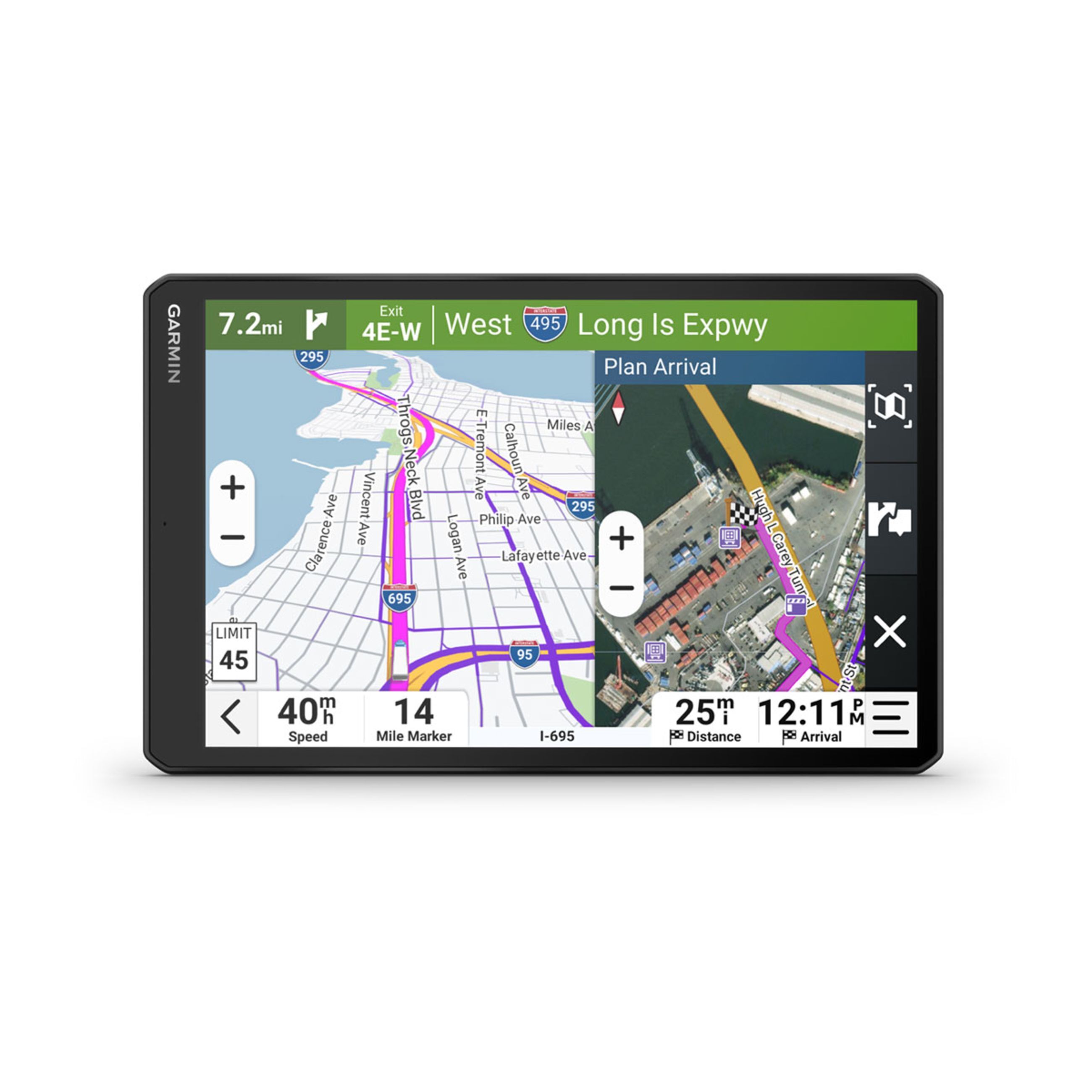 DēZl Otr720 - 10" Gps Truck Navigator With DēZl Headset 210 - Image 2