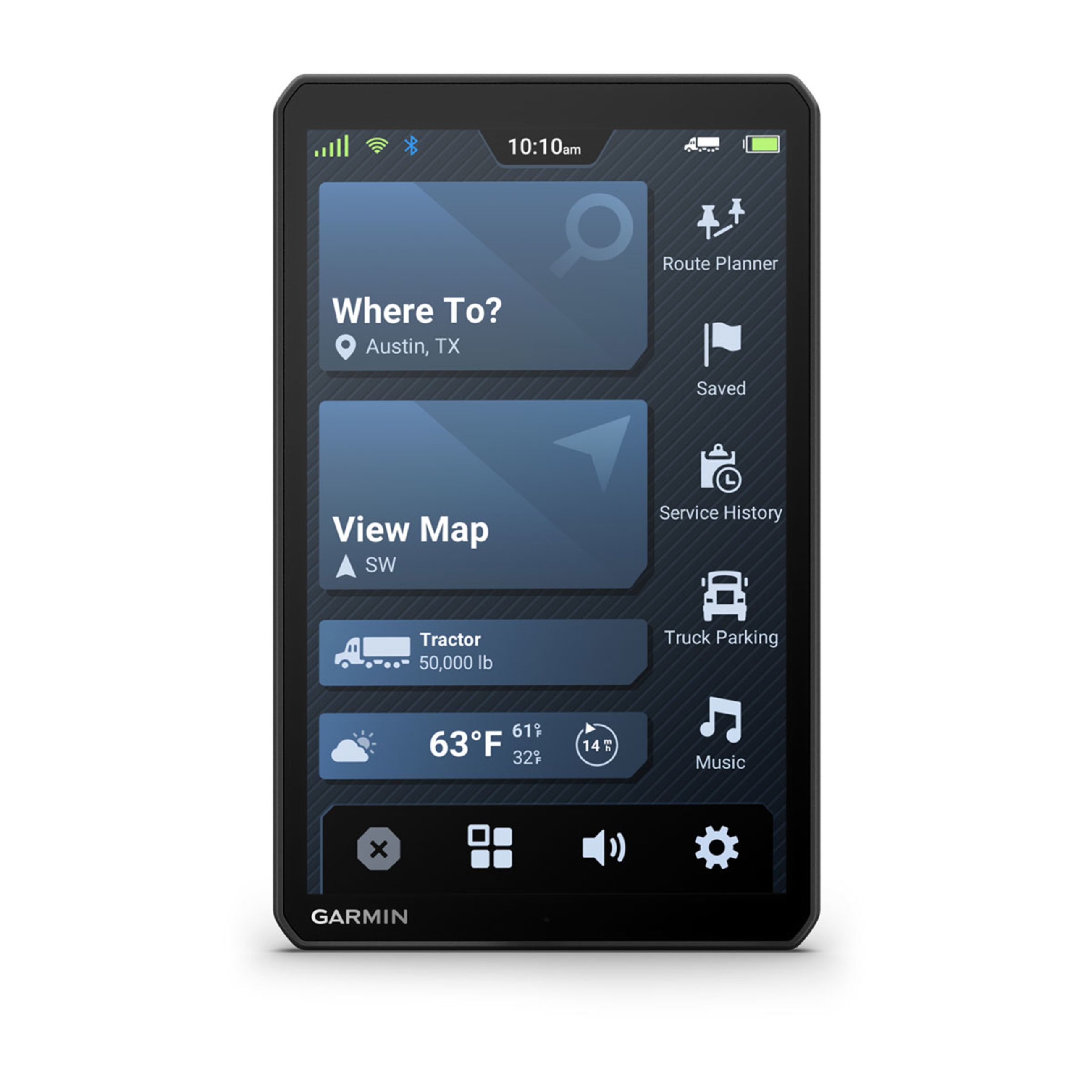 DēZl Otr720 - 8" Gps Truck Navigator - Image 2