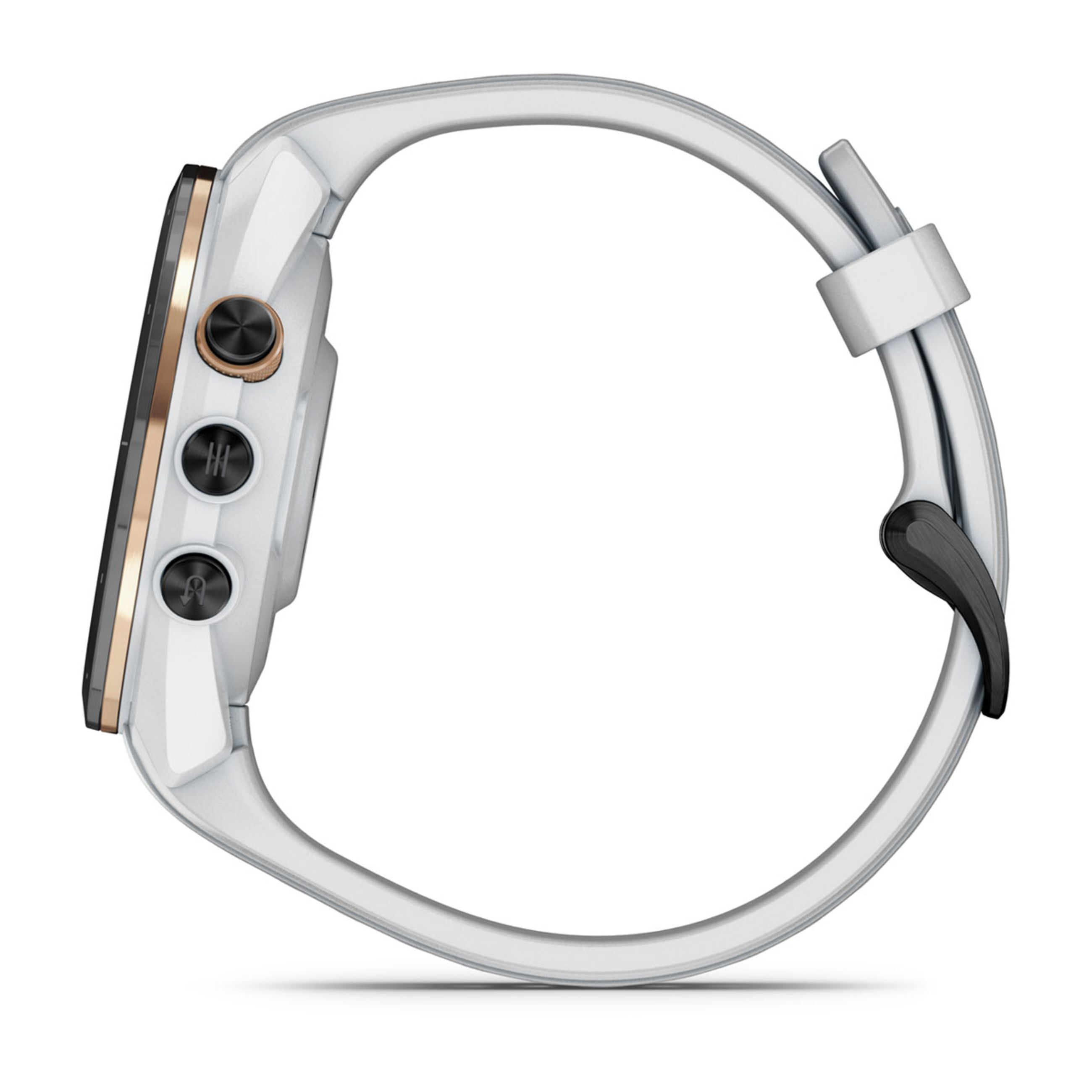 Approach S70 - 47 Mm - Black/Peach Ceramic Bezel With White Silicone Band - Image 13